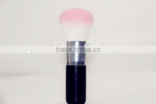 Professional Aluminum handle Cosmetic Nail brush weasel hair with costomized makeup brush