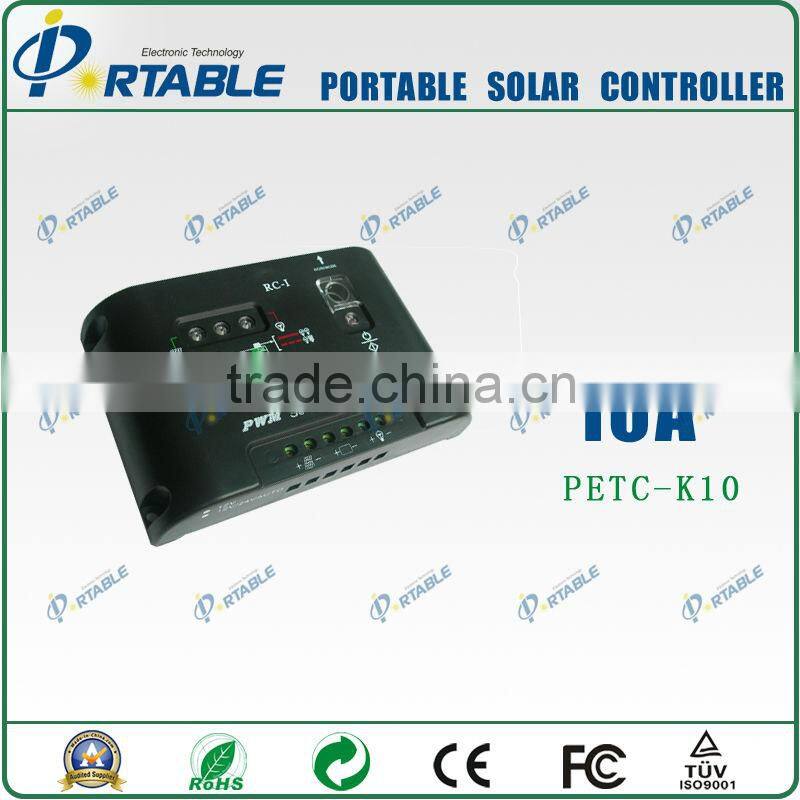 Solar charger controller for light
