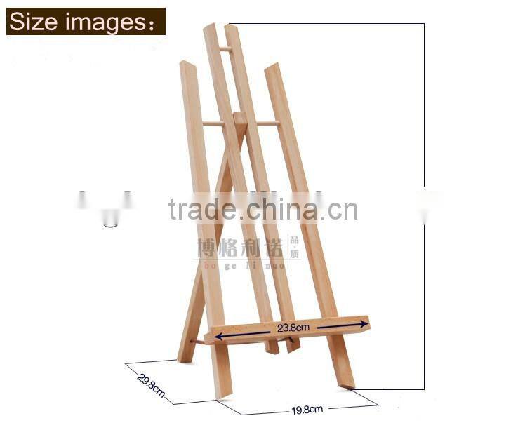in stock 19.8*29.8*50cm mini art easel stand wholesale