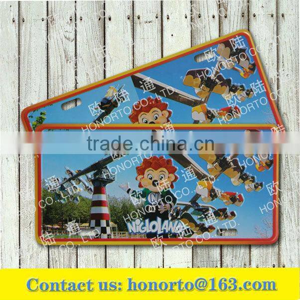 customized shaped metal postcards