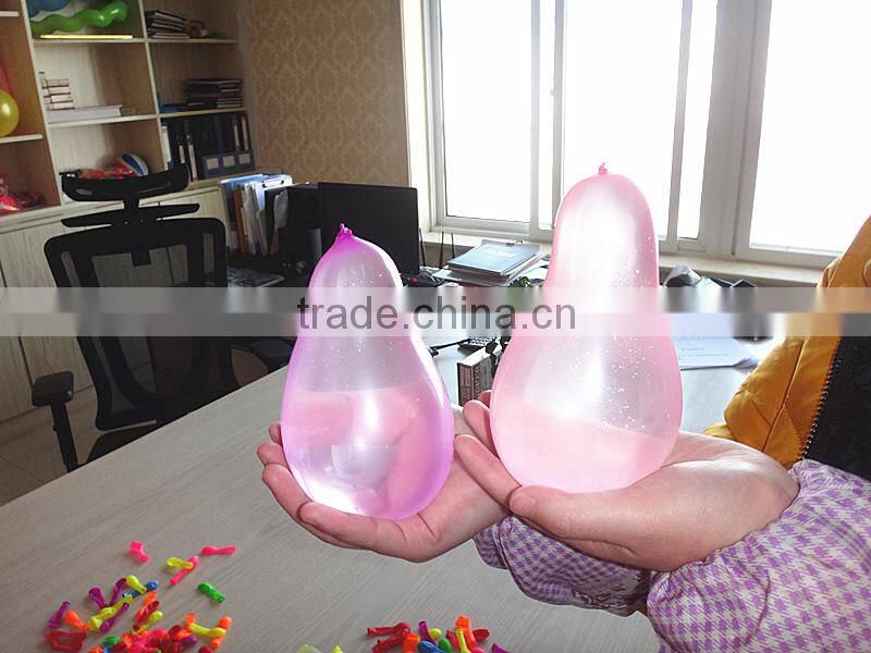 Hot sell colorful water latex balloons/ magic water balloon