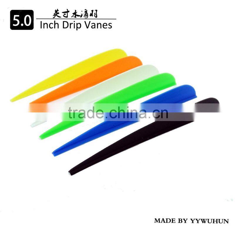 5.0inch drop arrow vane, fletching crossbow bolts arrow fletching