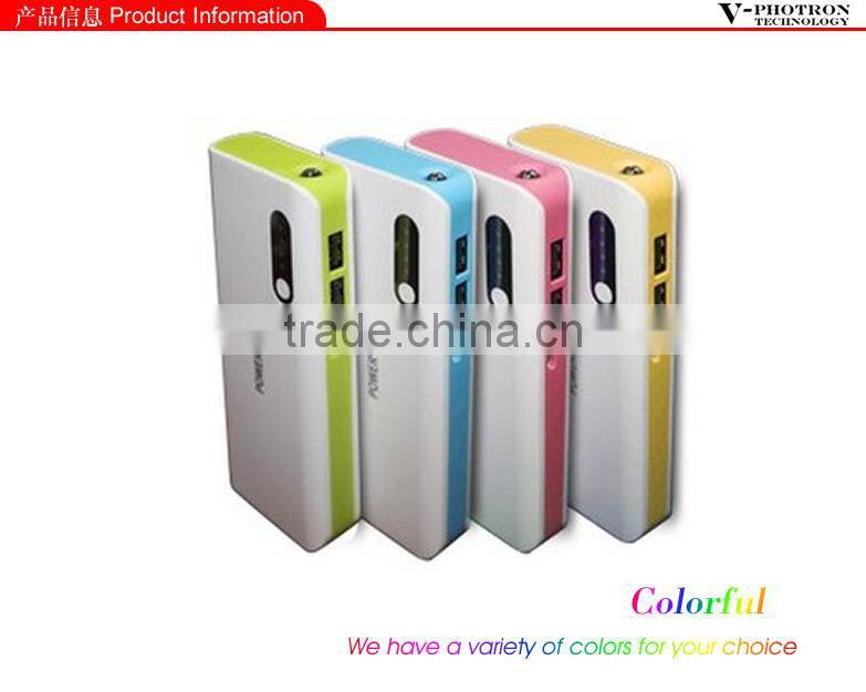 High Capacity portable Power Bank 13000mah With LED Torch Light