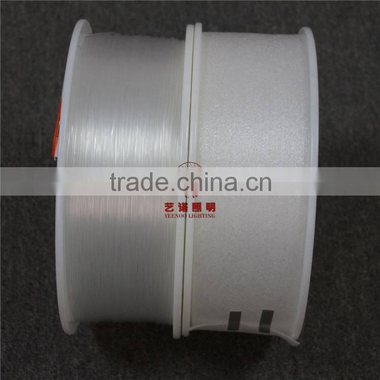 0.75mm PMMA end glow plastic fibre optic for decoration lighting, 0.75mm coated cables