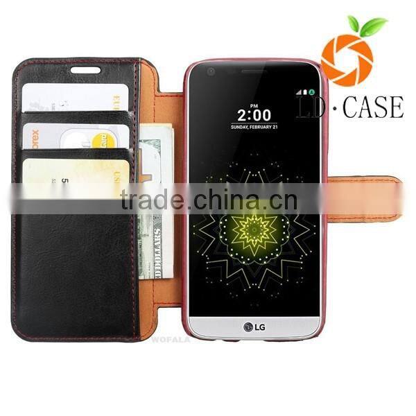 Flip Leather wallet Case For LG G5 Phone Case Cover