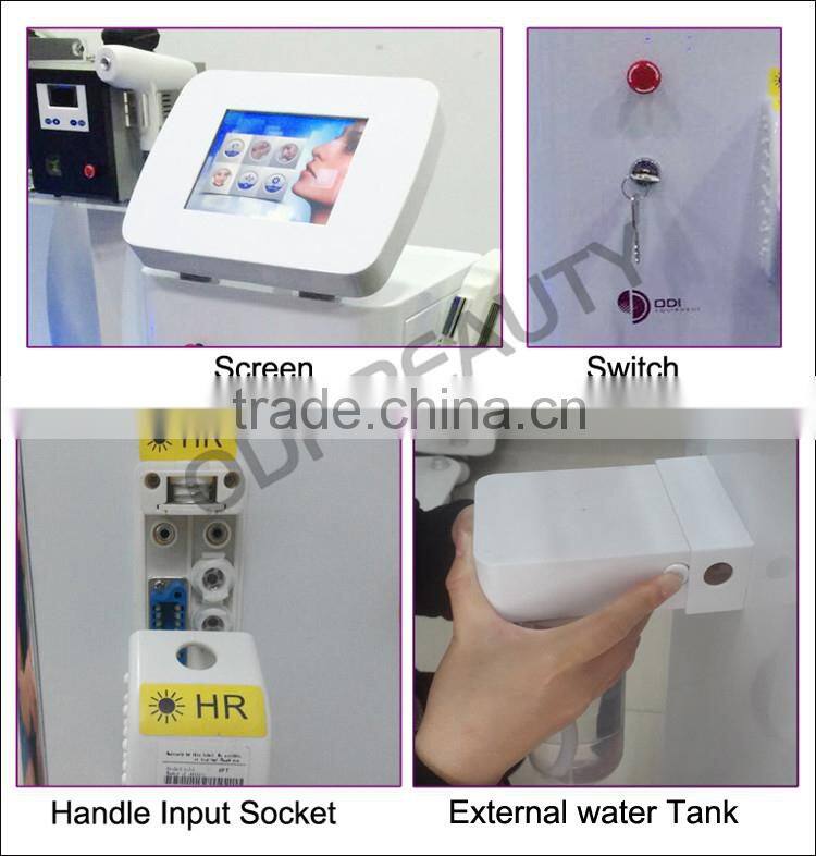 OPT ipl hair removal equipment with 80.000 shots ipl flash lamp