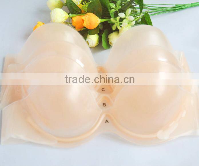 2016 New Comfortable Invisible sexy silicone push up invisible bra