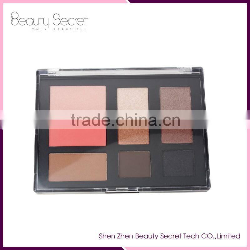 Beauty eyeshadow/Blusher makeup best lady cosmetics 9 colors makeup palette with private label