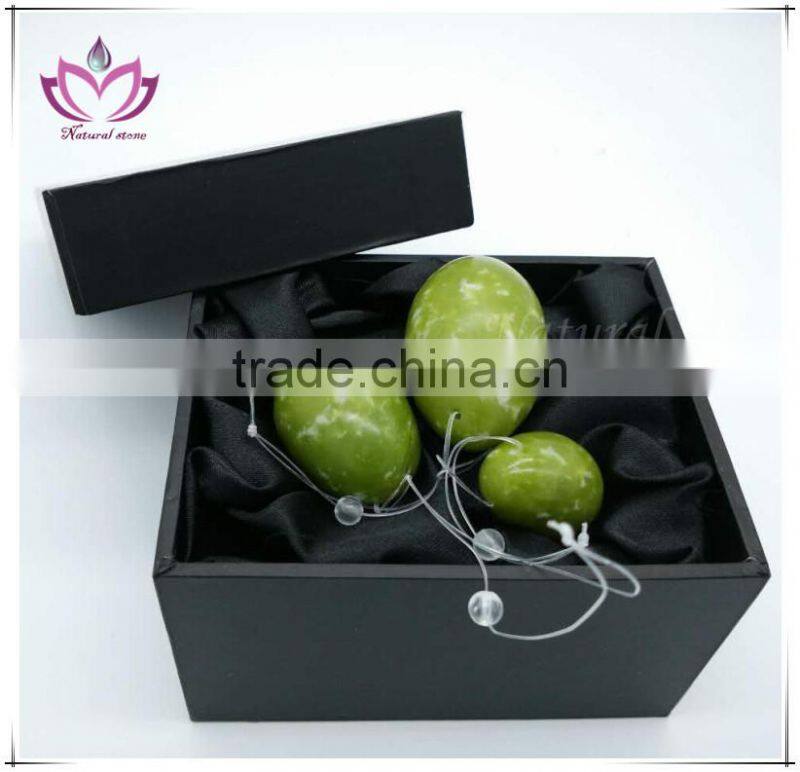 only polished jade yoni eggs kegel egg weights kegel egg stone with gift box