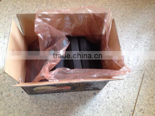Type of 6 sides shisha hookah sawdust charcoal briquettes