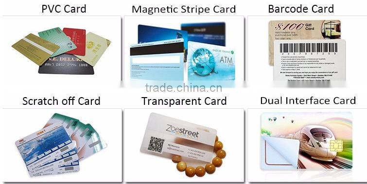 Professional factory standard pvc smart card with CPU FM1204/FM1208