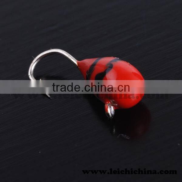 epoxy eye Tear drop tungsten ice fishing jig