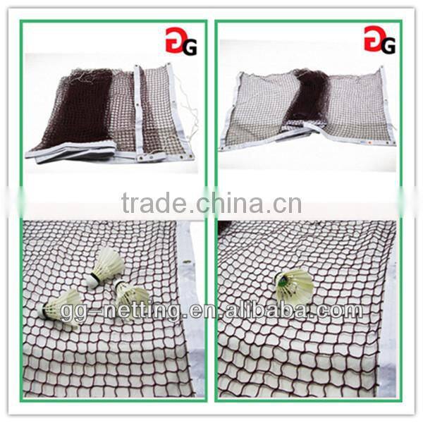 PE Badminton net/ PP Badminton netting/professional badminton net
