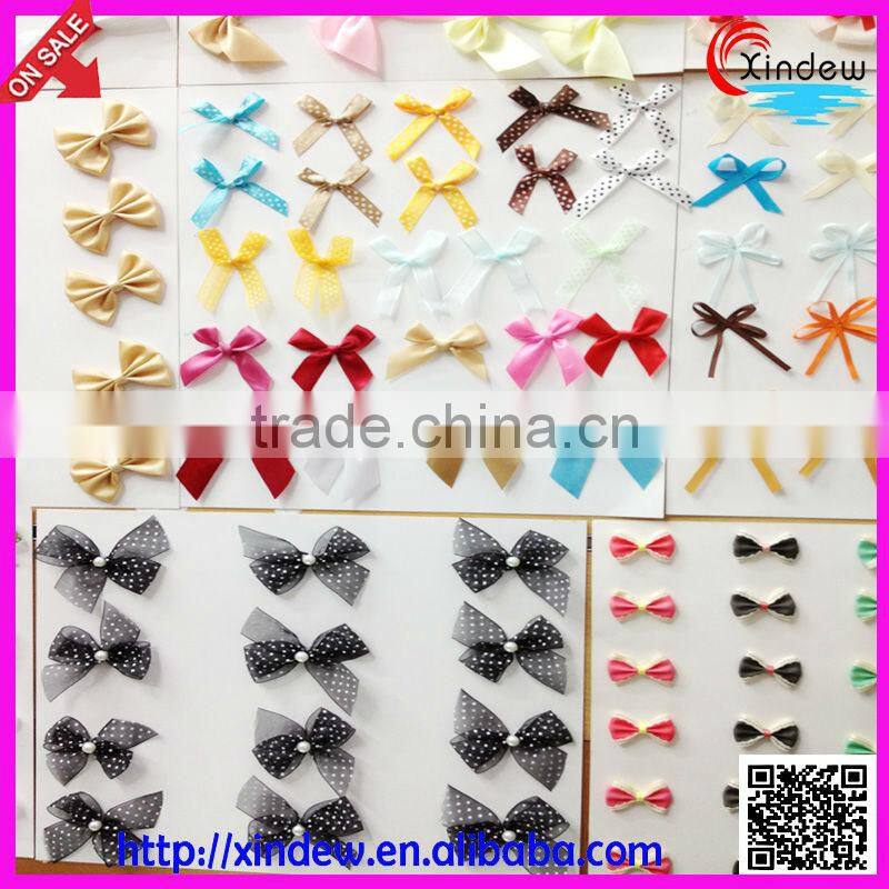 Ribbon bowknot for garments accessories or hairwear