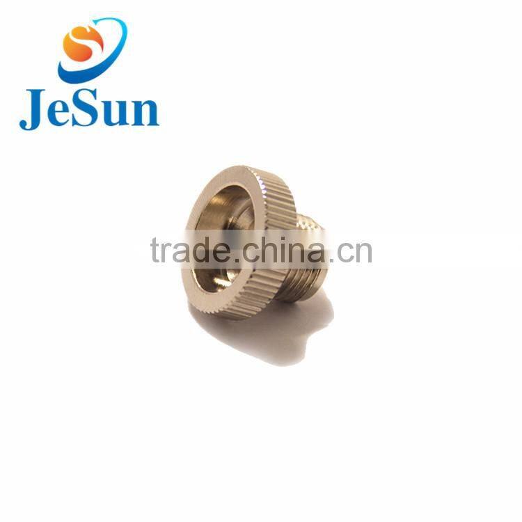 Anodized brass machine screws with hole