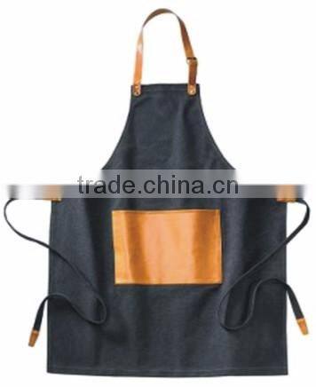 Heavy Duty Waxed Canvas Work Apron with Pockets