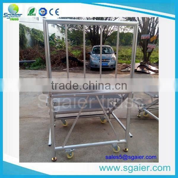 aluminum folding choir stage chorus stage choral riser