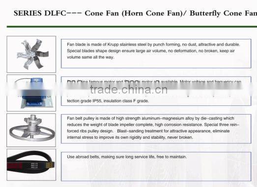 DLF butterfly cone/exhaust fan