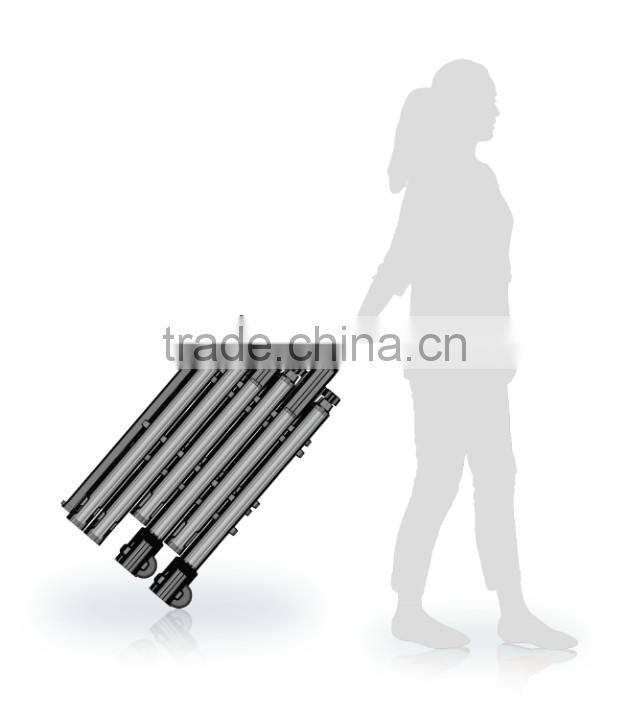 Foldable Portable walk through metal detector security door frame metal detector