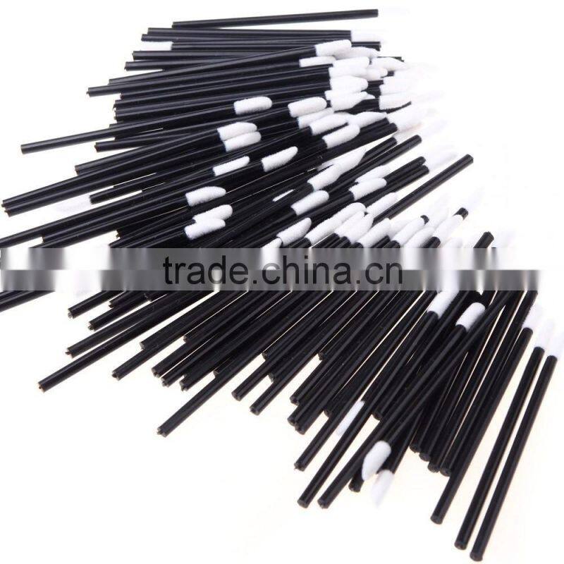 100PCS Disposable MakeUp Lip Brush Lipstick Gloss Wands Applicator Make Up Tool