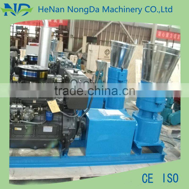 Hot selling poultry feed flat-mode pellet making machine