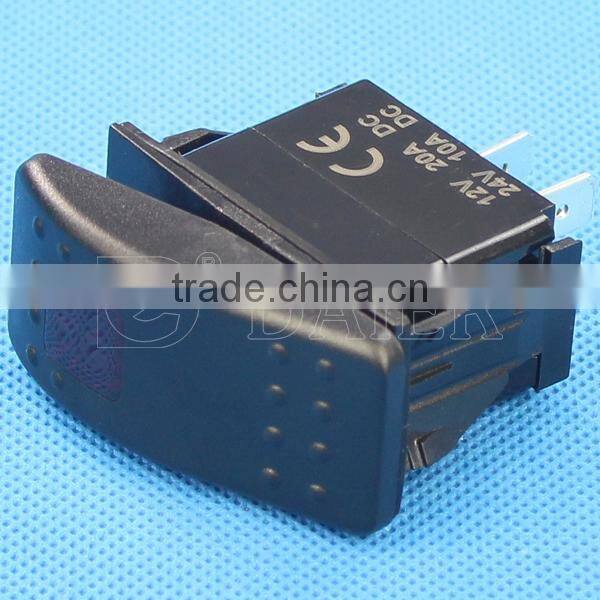 1-Liht 3 Pins ON-OFF Waterproof Electrical Switch With 2 Lens