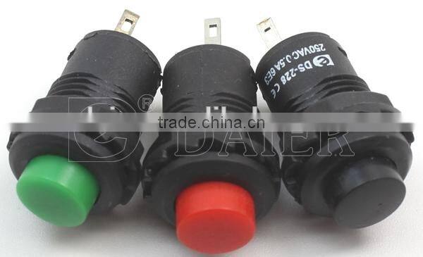 DS-228 ON-OFF 12.5mm push switch button