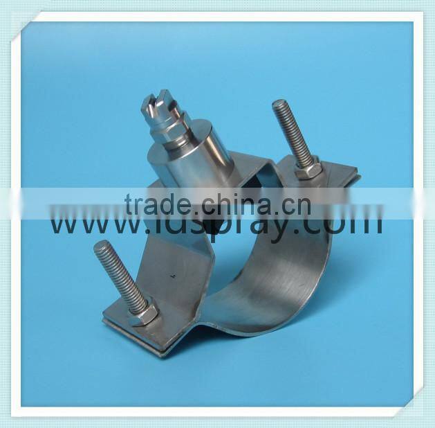 Pipe install split-eyelet connector