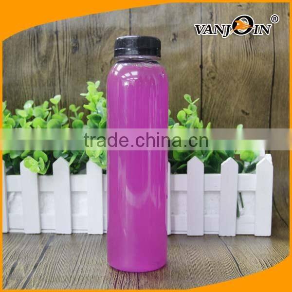 Empty 500ml PET Plastic Clear Boston Bottles