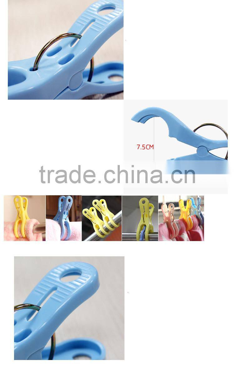 3pcs/Pack plastic Wire Clothes Clips Pegs Windproof Clip