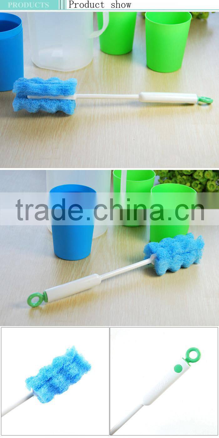 Home Kitchen Cup Bottle Glass Pot Cleaning Washing Sponge Brush
