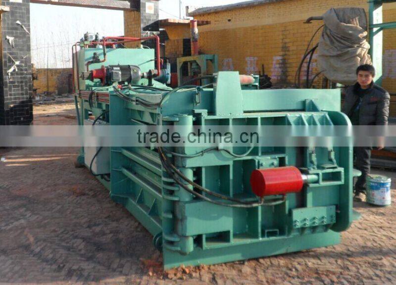 HD3-60T semi-automatic horizontal waste paper baler machine,cardboard baling press machine