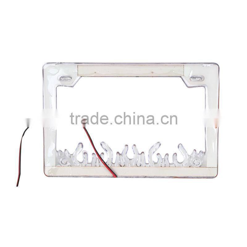 Motorcycle part for 12V 3W Waterproof Colorful LED License Plate Flash Frames