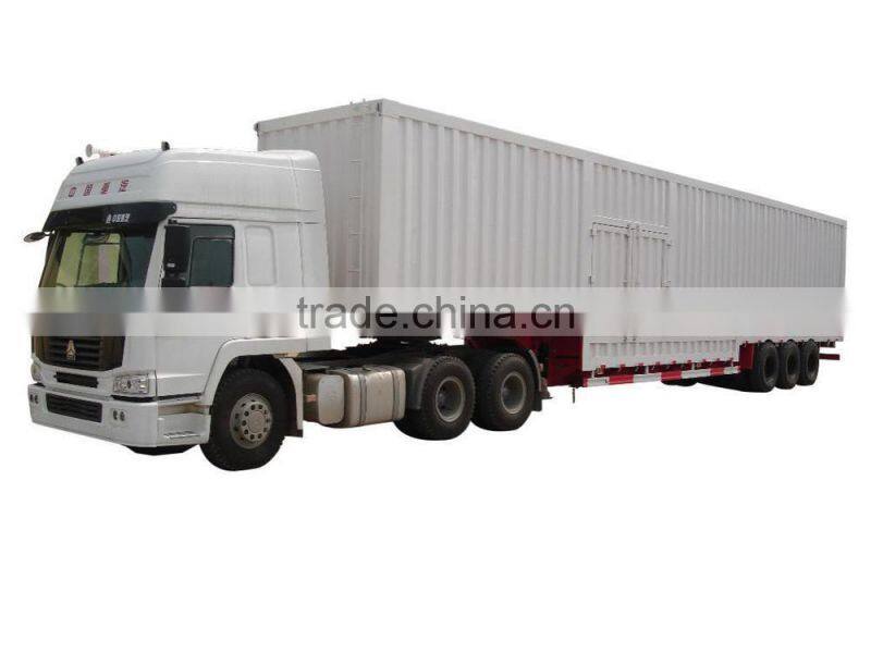 hot sale !!! 3 axle van truck trailer