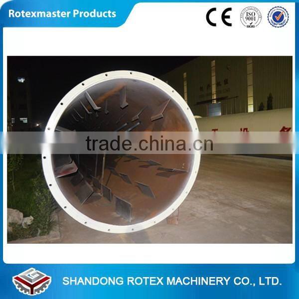 Rotary dryer in wood pellet production line