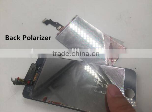 LCD back polarizer film for iphone5 ,lcd real polarizer film replacement lcd refurbish for iphone