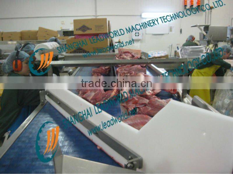 frozen poultry dividing production line for meat, port, beef