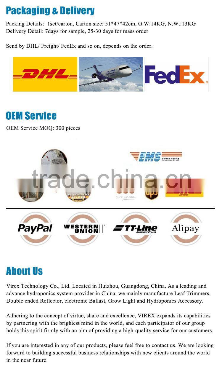 18 Inch Hydroponic High Quality Improved Motor Leaf Trimmer