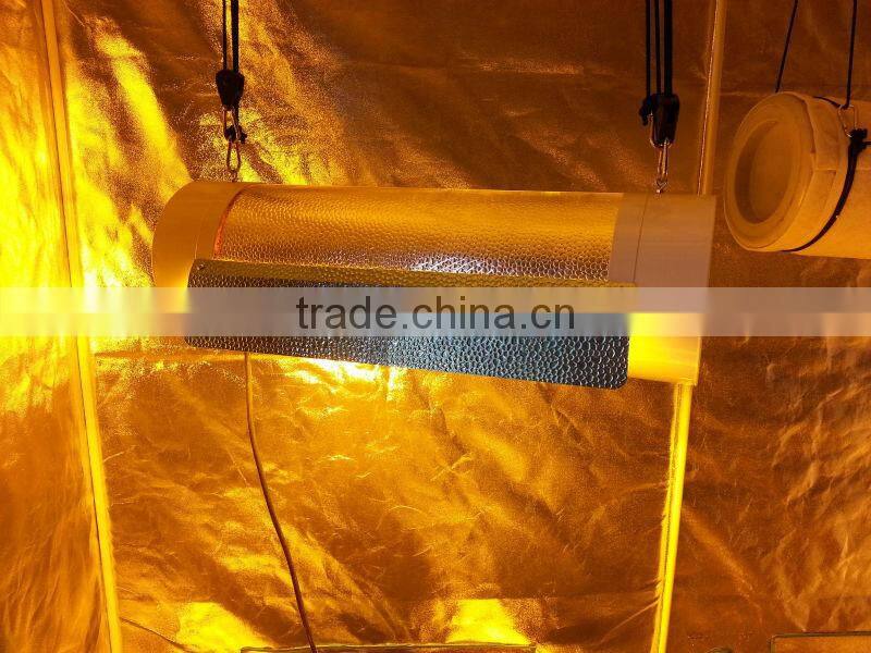 Silver Cool Tube Shade Grow Room Tent Hydroponic Lighting aluminum Reflector shade