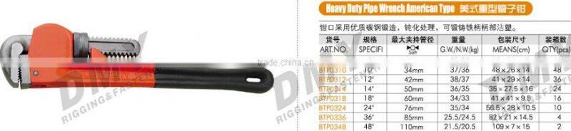 VBP/GS Certification ASTM Heavy Duty 24 Rigid Pipe Wrench