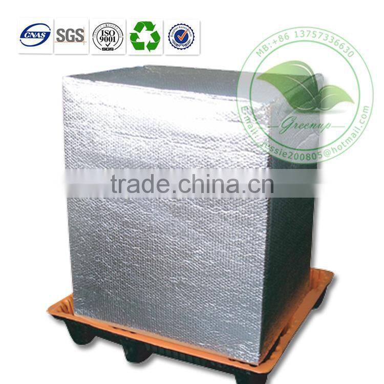 Portective Waterproof Aluminum PE Thermal Pallet Cover For Sale
