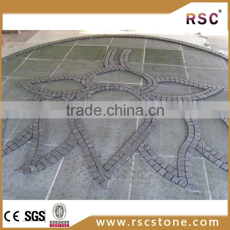 Led curved type of paving stone lights
