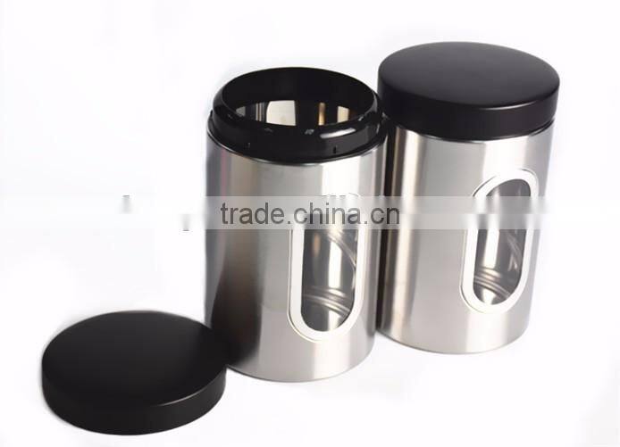 Stainless Steel Storage Canister Nut Canister Set Of 3