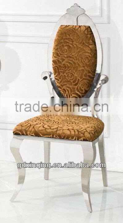 B354 cheap stainless dining chairs for sale