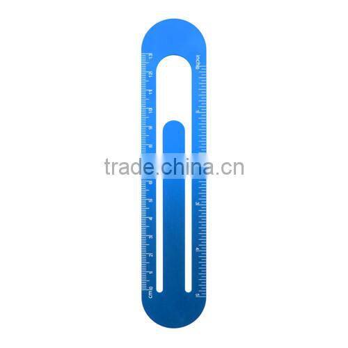 aluminium ruler bookmark, promotional ruler