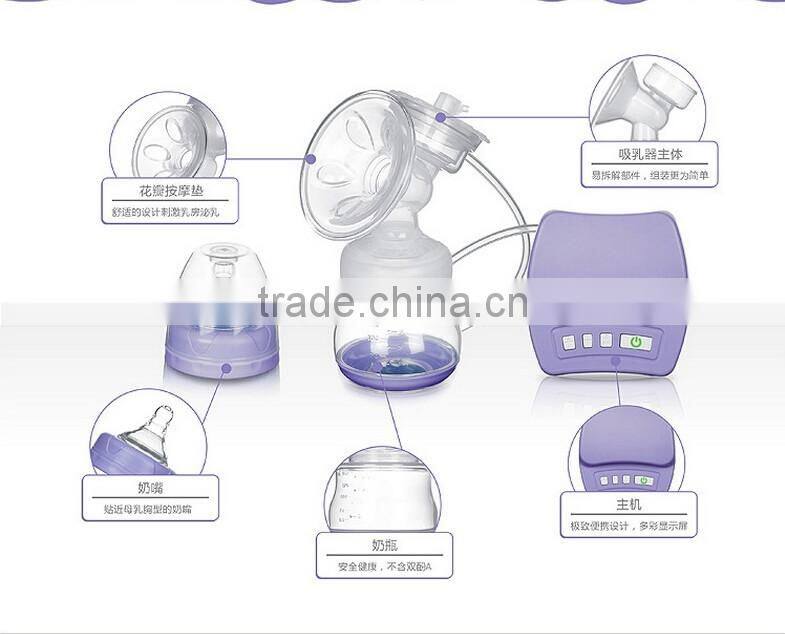 Ultra-quiet electric breast pump automatically pulling milk prolactin automatic massage milking breast pump
