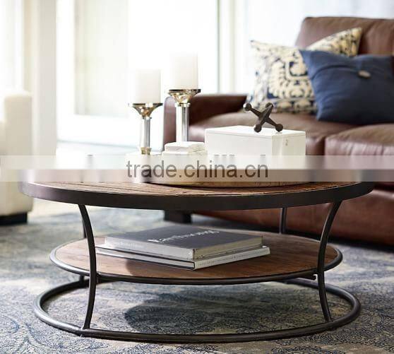 2016 Hot sale American style living room homemade coffee wood table