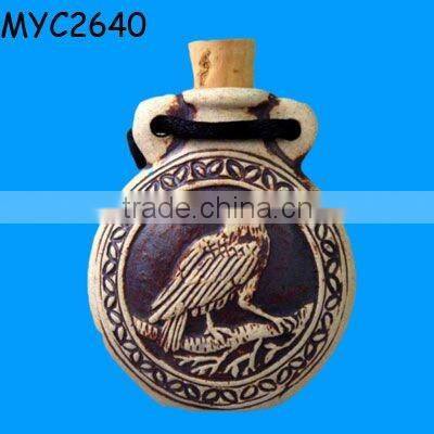 Skull designs ceramic bottles for spirits