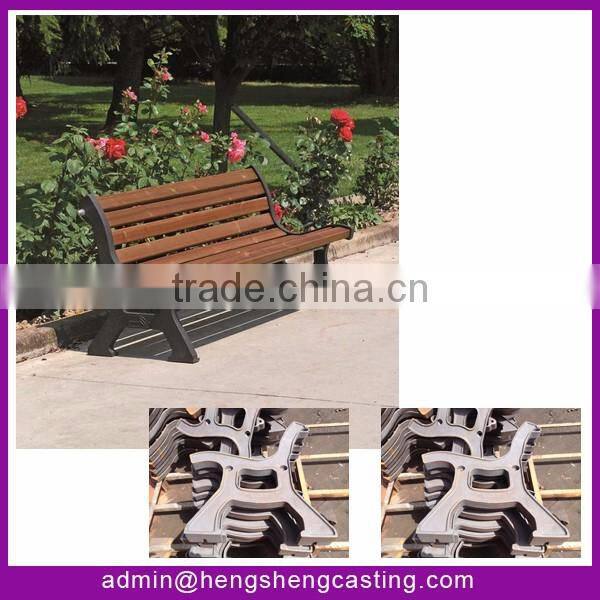 outdoor cast iron wooden benches legs