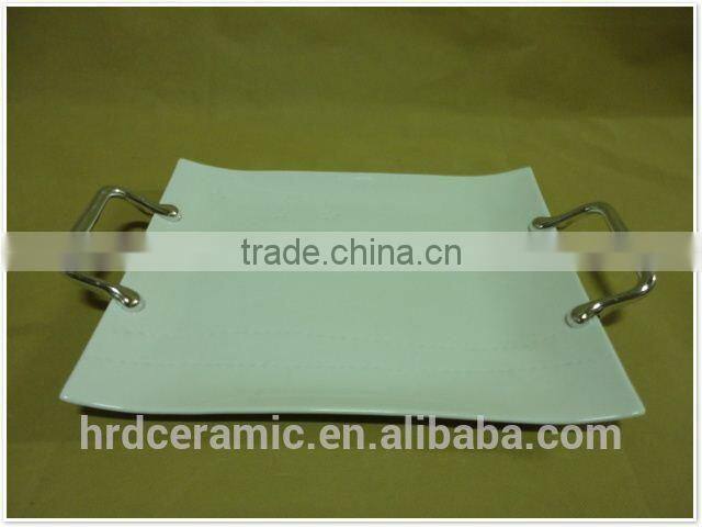 chaozhou stock Japanese ceramic plate with handle